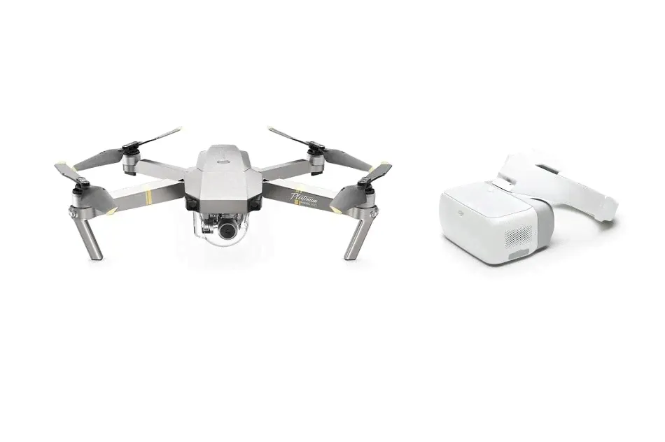 Радиоуправляемый квадрокоптер DJI MAVIC PRO PLATINUM + Goggles - dji-mavic-platinum-G-2