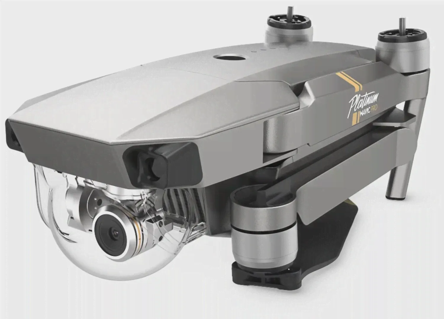 Квадрокоптер DJI Mavic Pro Platinum Fly More Combo (6958265152771) Gray-2
