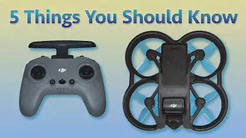 DJI AVATA - Tips and Tricks - Flying with the Controller 2