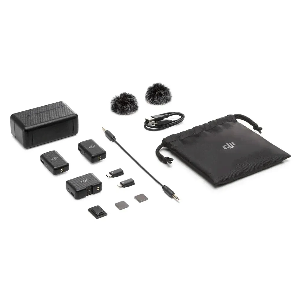Беспроводной микрофон DJI Mic 2 (2 TX + 1 RX) +Charging Case-0