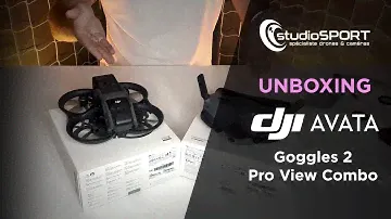 UNBOXING du DJI Avata et Goggles 2 - Pro View Combo | studioSPORT
