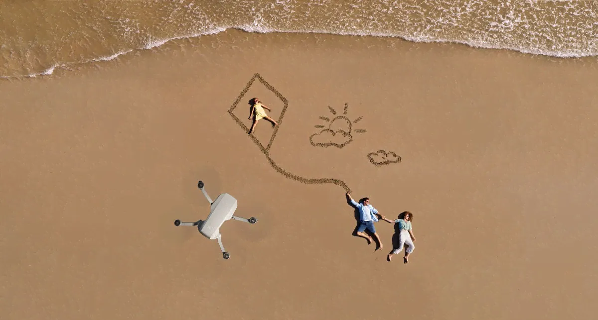Радиоуправляемый квадрокоптер DJI Mini 2 4K RTF 2.4G - dji mini 2