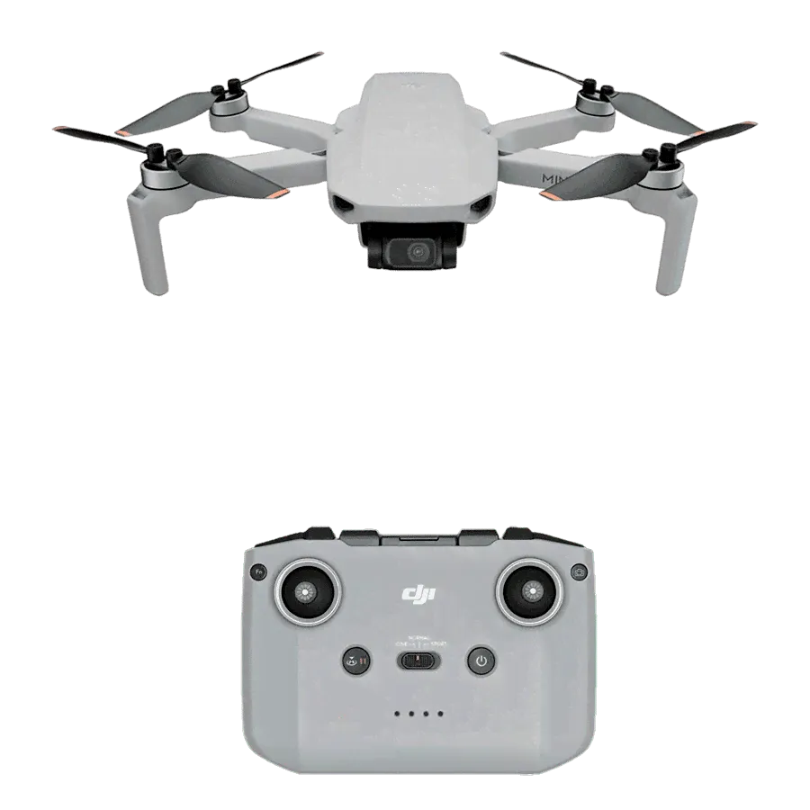 Квадрокоптер DJI Mini 2 Fly More Combo, серый